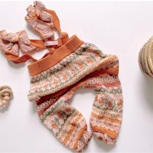 Matilda Jane sweater romper 6-12m